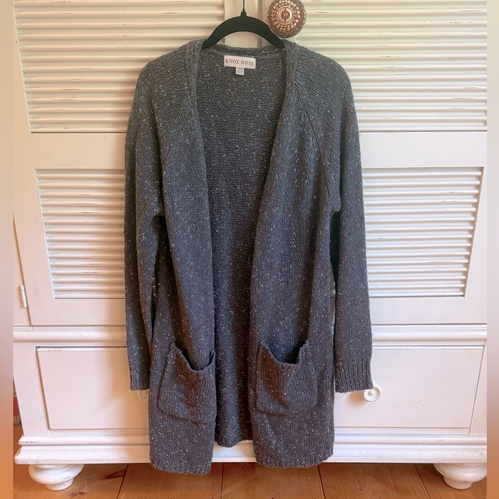 Knox Rose Blue Cardigan Medium